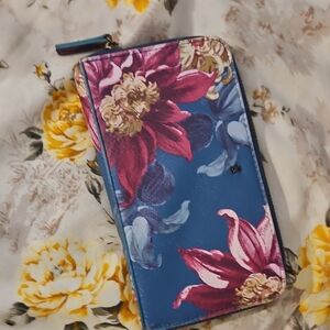 Floral Blue and Pink Women's Mini Dress